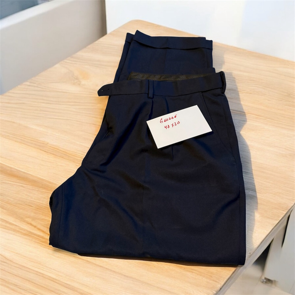 George Navy Blue Dress Pants Polyester Blend Size 40x30